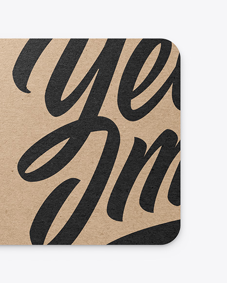 Kraft Business Card Mockup PSD #1