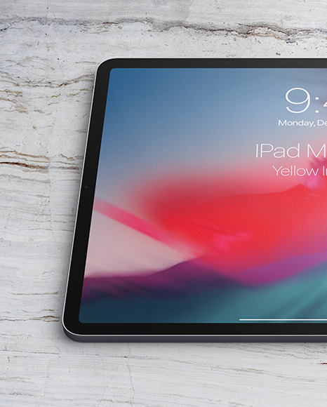 Apple iPad Pro 2018 12.9 Mockup - Free Download Images High Quality PNG ...