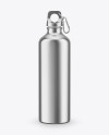 Steel Water Bottle Mockup