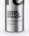 Steel Water Bottle Mockup