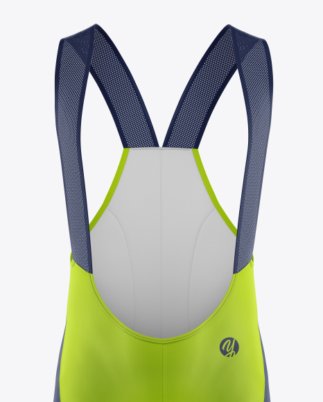 Men S Cycling Bib Mockup In Apparel Mockups On Yellow Images Object Mockups