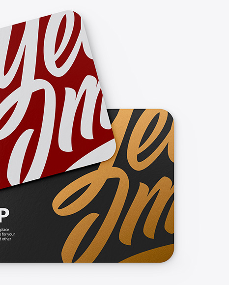 Paper Business Cards Mockup PSD #1