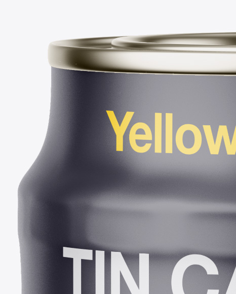 Matte Tin Can Mockup PSD #2