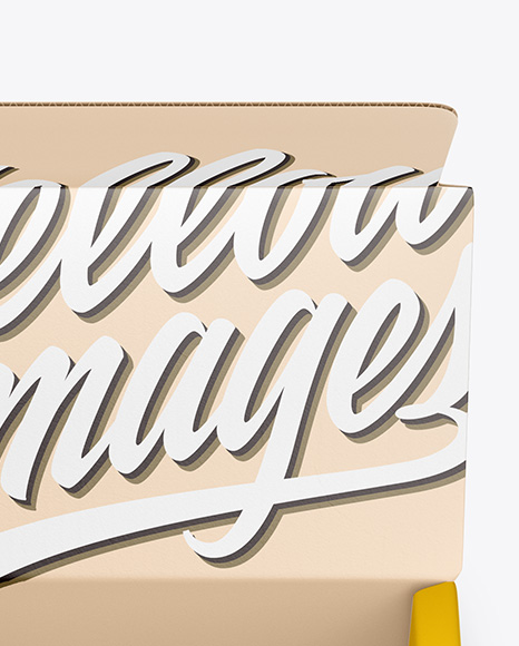 Opened Box Mockup PSD #1