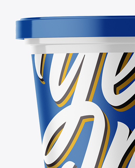 Download Glossy Plastic Cup Mockup In Cup Bowl Mockups On Yellow Images Object Mockups PSD Mockup Templates