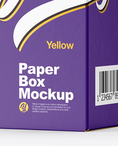 Paper Box Mockup PSD #1