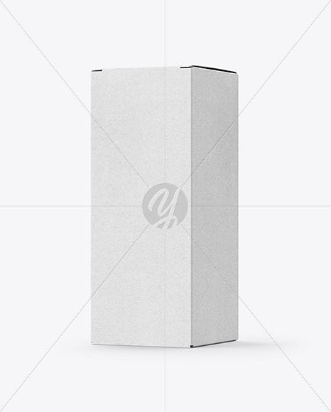 Kraft Paper Box Mockup PSD #1