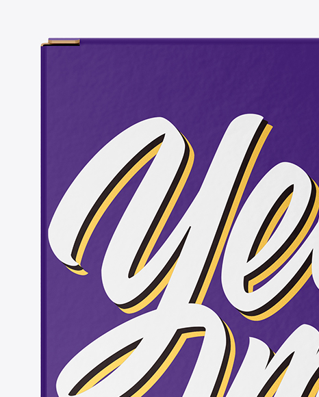 Paper Box Mockup PSD #2