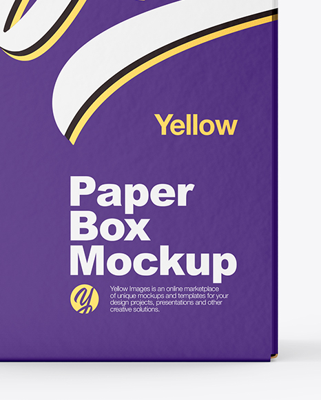 Paper Box Mockup PSD #1