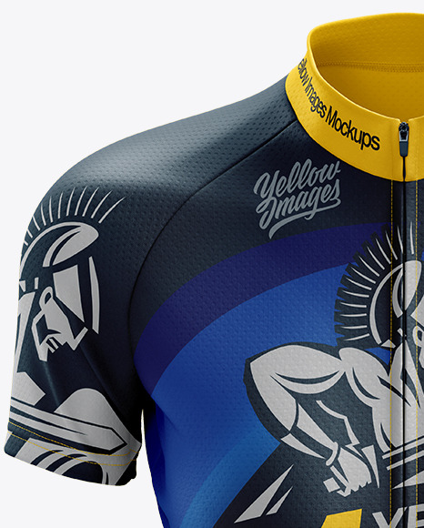 Women's Classic Cycling Jersey mockup (Front View) in ...