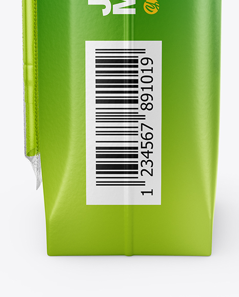 Matte Juice Carton Package Mockup PSD #1