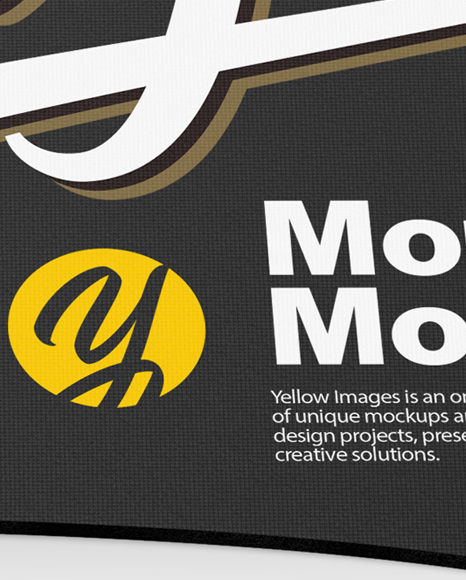 Mouse Pad Mockup High Angle Shot PSD #1