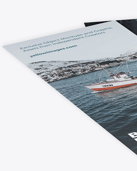 Two Brochures Mockup PSD #2