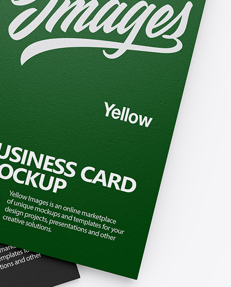 Textured Business Cards Mockup PSD #1
