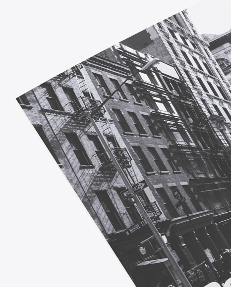 Paper Postcard Mockup PSD #1