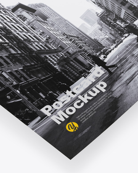 Paper Postcard Mockup PSD #2