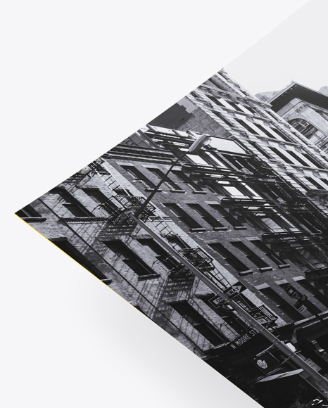 Paper Postcard Mockup PSD #1