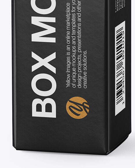 Download Glossy Paper Box Mockup In Box Mockups On Yellow Images Object Mockups Yellowimages Mockups