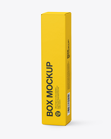 Download Matte Paper Box Mockup In Box Mockups On Yellow Images Object Mockups