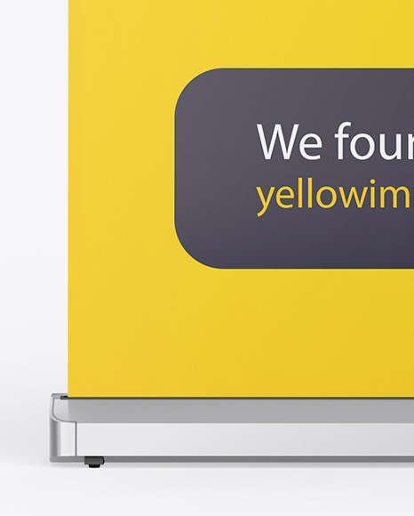 Download Free Roll Up Banner Mockup Psd Yellowimages