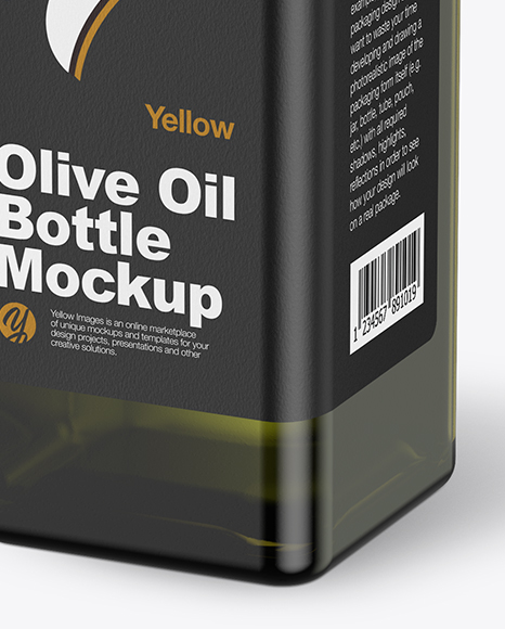 Download 375ml Green Glass Olive Oil Bottle Mockup In Bottle Mockups On Yellow Images Object Mockups