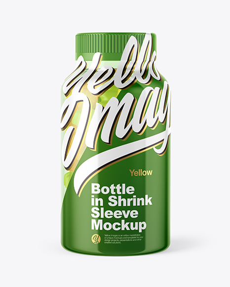 Download Plastic Bottle with Gummies Mockup in Bottle Mockups on ...