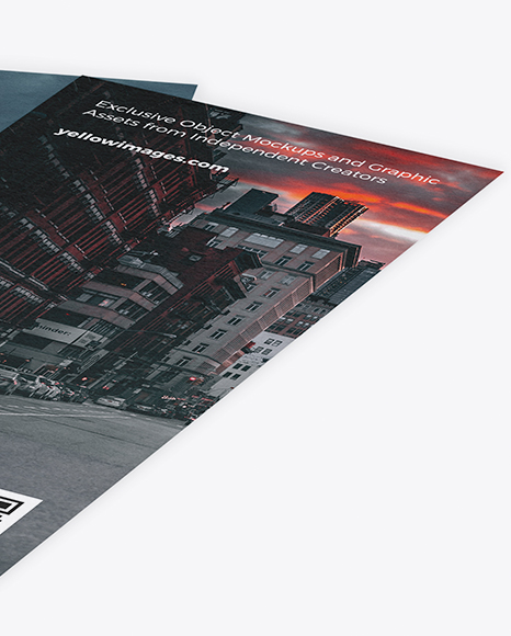 Two Textured Brochures Mockup PSD #1