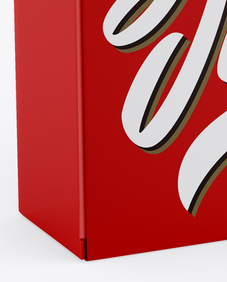 Matte Box Mockup PSD #1