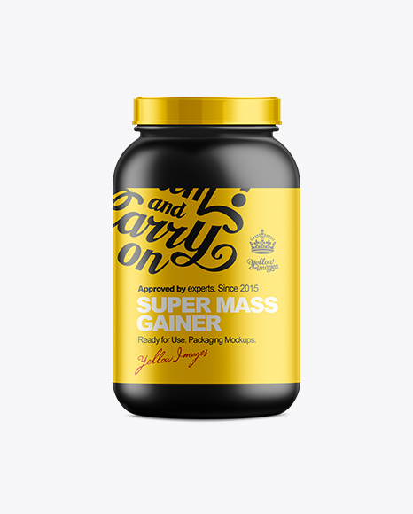 909g Protein Jar Mockup