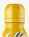 Matte Plastic Bag-on-Valve Spray Mockup on Yellow Images Object Mockups