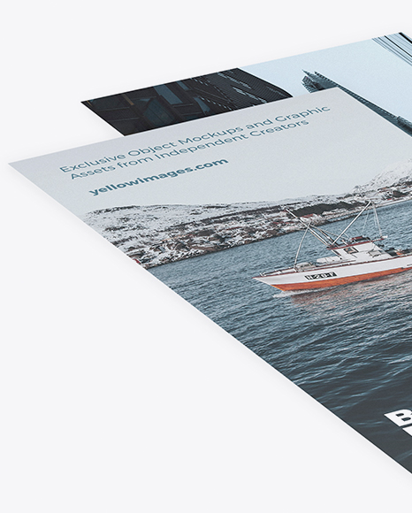 Two Brochures Mockup PSD #2