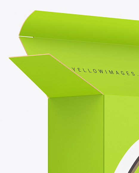 Opened Paper Box Mockup PSD #2