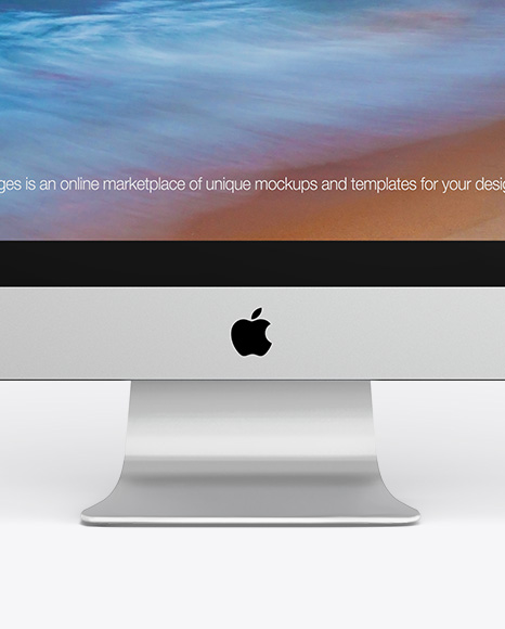 Download Apple Imac Mockup In Device Mockups On Yellow Images Object Mockups PSD Mockup Templates