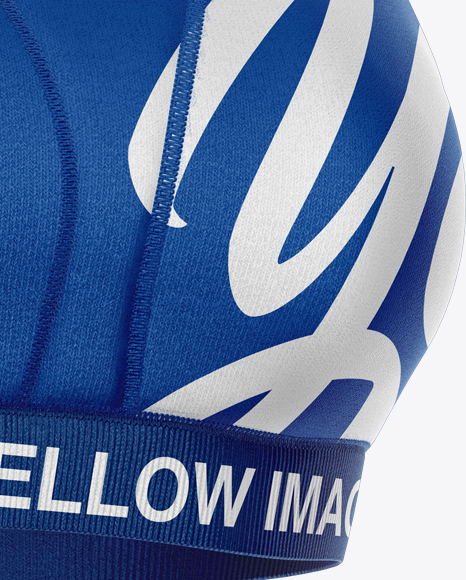 Download Sports Bra Mockup - Half Side View in Apparel Mockups on Yellow Images Object Mockups