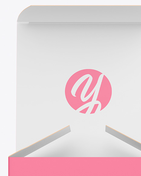 Opened Paper Box Mockup PSD #2