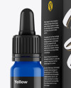 Glossy Dropper Bottle w/ Box Mockup
