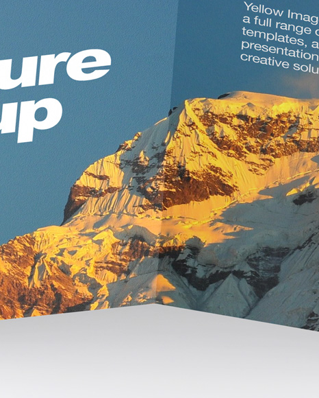 Paper Brochure Mockup PSD #1