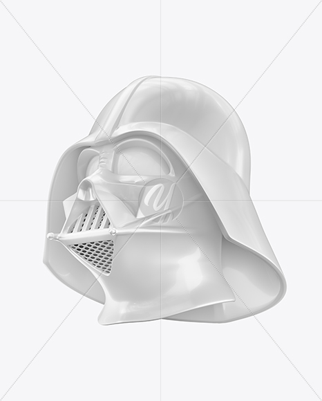 Glossy Darth Vader Helmet Mockup In Object Mockups On Yellow Images Object Mockups