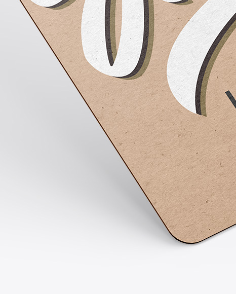 Kraft Label With Rope Mockup PSD #2