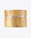 Cosmetic Bamboo Jar