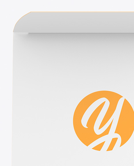 Opened Paper Box Mockup PSD #2