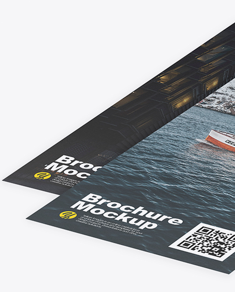 Two Brochures Mockup PSD #2