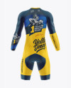 Download Cycling Speed Suit Mockup Back View In Apparel Mockups On Yellow Images Object Mockups