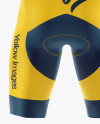 Download Cycling Speed Suit Mockup Back View In Apparel Mockups On Yellow Images Object Mockups