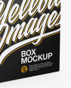 Glossy Paper Box Mockup