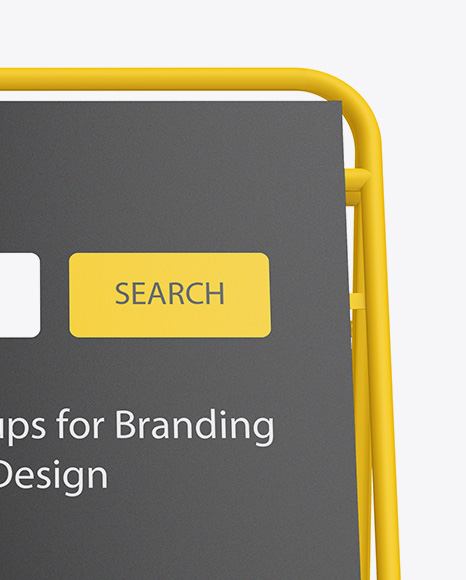 Matte Plastic Stand Mockup PSD #5