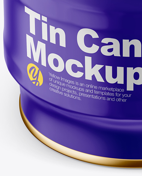 Tin Can Mockup