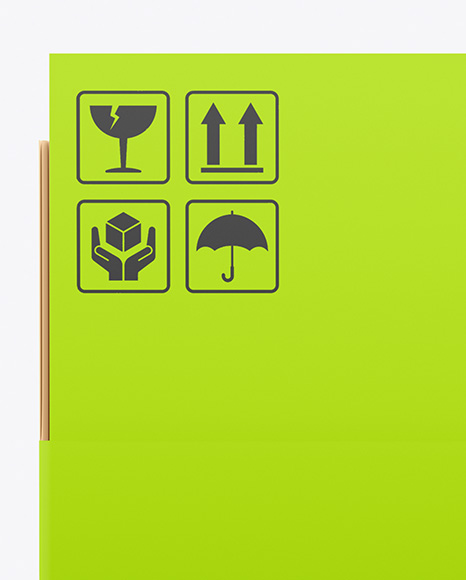 Opened Paper Box Mockup PSD #2