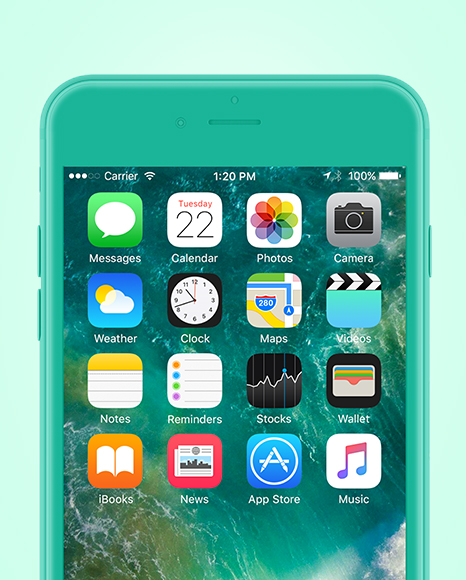 Clay Apple iPhone 6 Plus Mockup