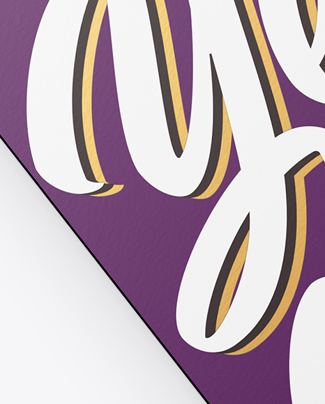 Paper Label With Rope Mockup   Half Side View PSD #7